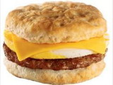 Egg, Sausage and Cheese Biscuit